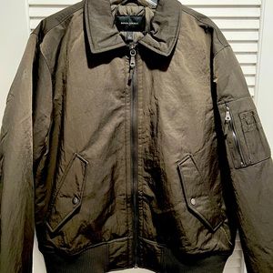 Men’s Large Banana Republic Olive Green Bomber Jacket